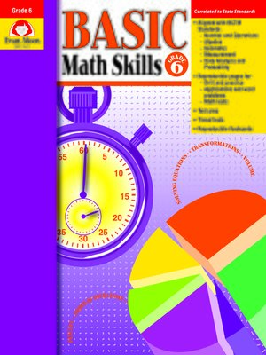 cover image of Basic Math Skills, Grade 6